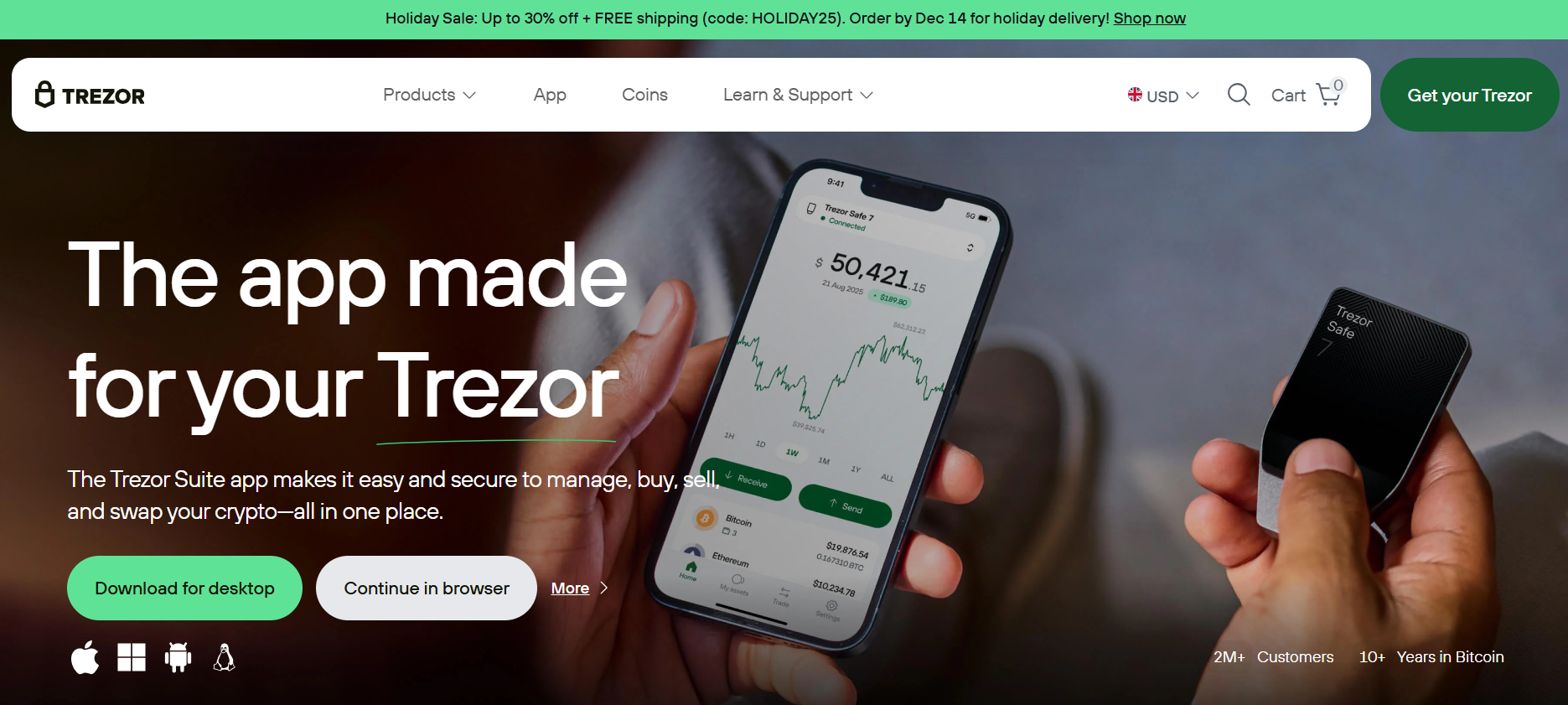 Trezor Login (Official) | Desktop & Web Crypto Management